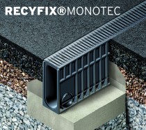 New monolithic Drainage system RECYFIX MONOTEC