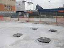 Rain water treatment at the seaport of Naples